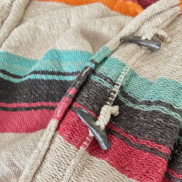 Vtg Ralph Lauren Hand Knit Sweater Cardigan Blue Label Linen Cotton Silk Rare - Picture 4 of 7